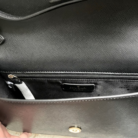 Kate Spade black flap crossbody - Picture 5 of 9